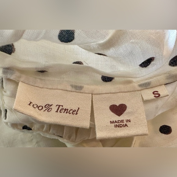 🆕 🔖 Alix of Bohemia ✨ Shelby Cream Dot Smocked Maxi Dress ✨ Size Small ✨ NWT!! - Picture 13 of 17